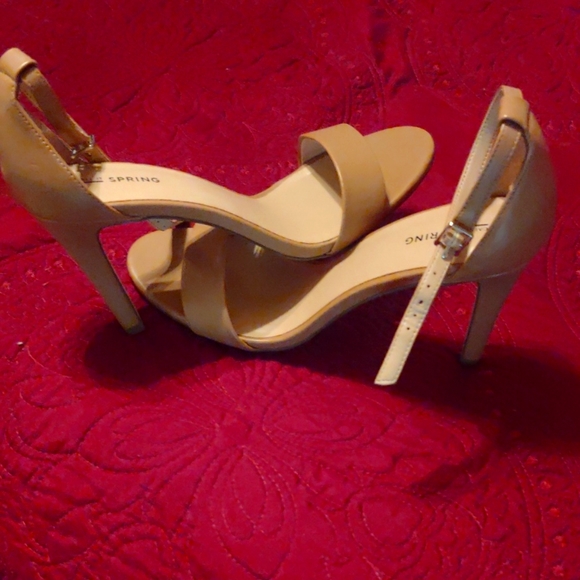 Call It Spring Shoes - tan heels never worn by me